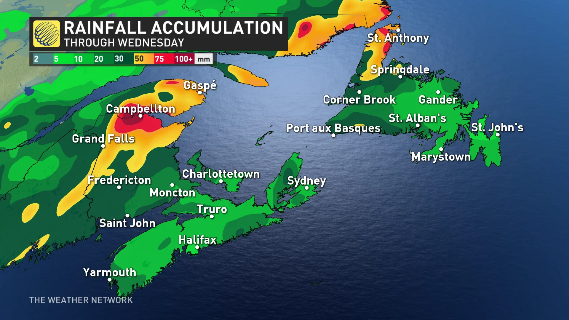 Another slug of heavy rain headed for the storm-weary Maritimes - The ...