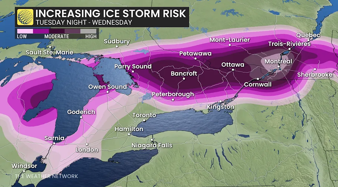 Snow, ice, and flood risks forecast for Ontario this week - The Weather ...