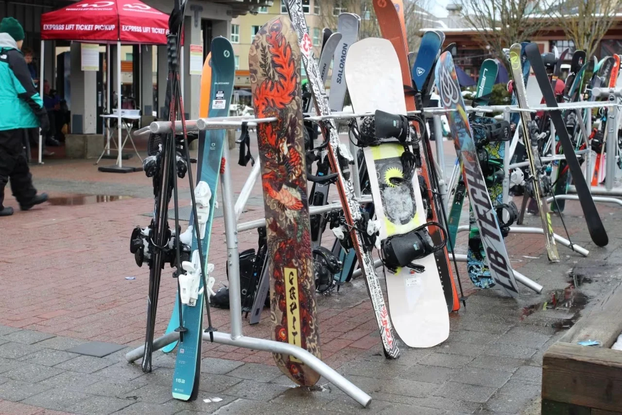 Skis and snowboards/Paula Duhatschek/CBC
