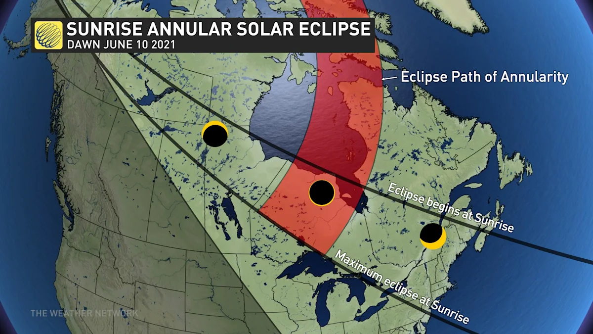 Eyes to the sky for Thursday morning's sunrise solar eclipse - The ...