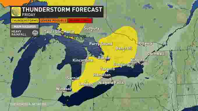 The Weather Network - Ontario: Tornado warning dropped in ...