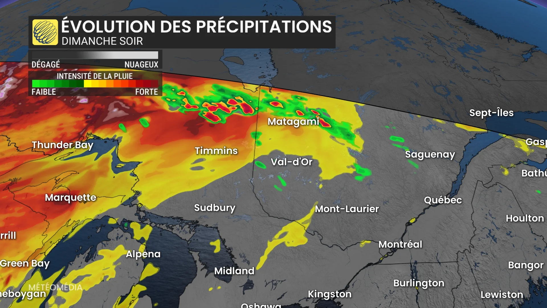Risque d'orages