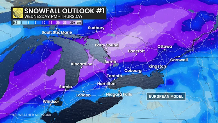 Major snowfall threat with next Ontario winter storm (with another on ...