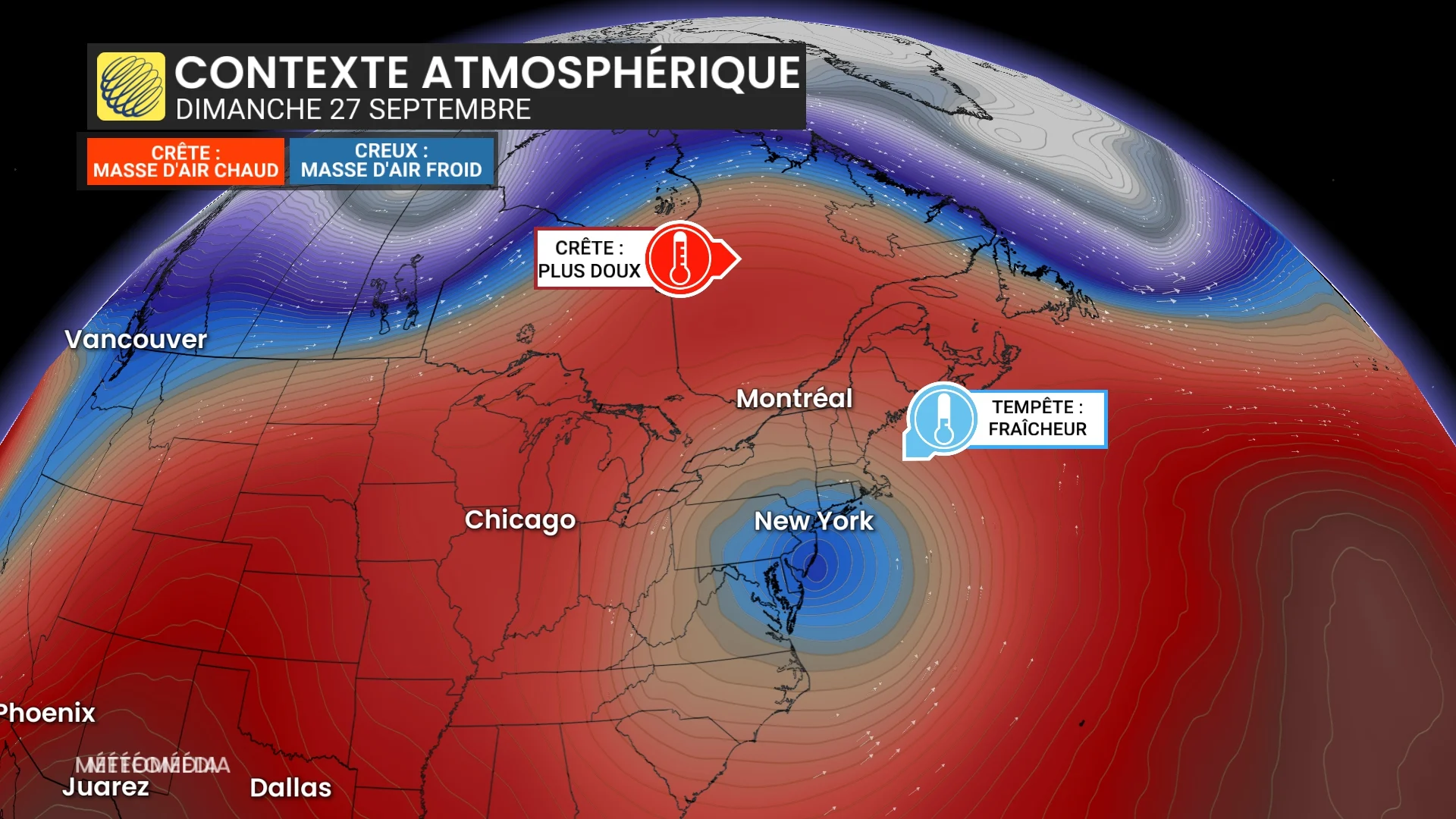 Des restants de la tempête côtière affecteront le Québec. Voyez comment.