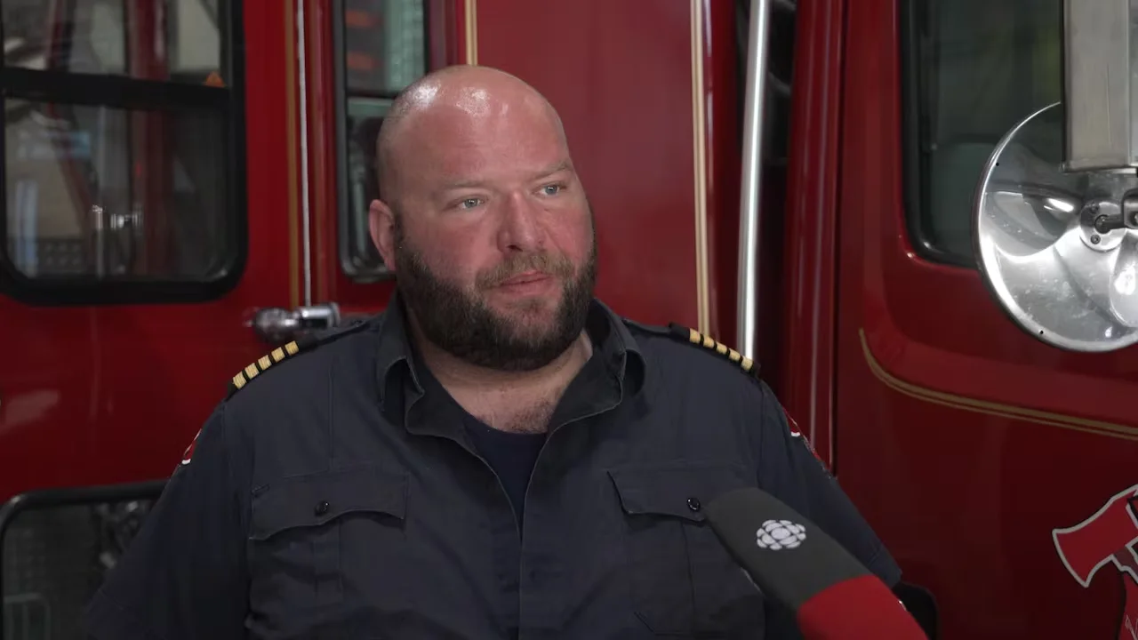Flin Flon, Fire, Chief Jason Kuras, Manitoba, May 28, 2026. (Eric Westhaver/CBC)