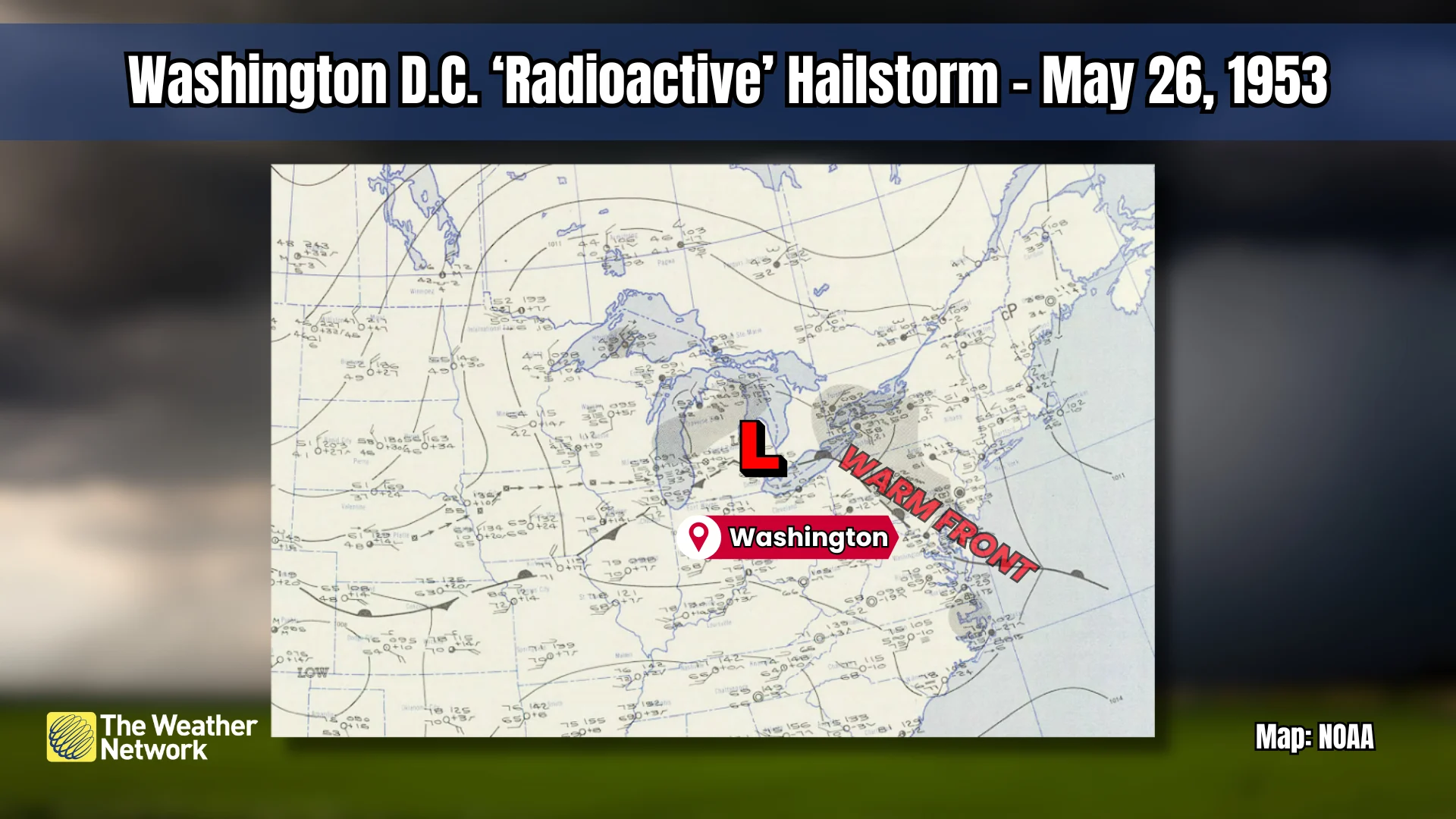 Washington Radioactive Hailstorm Setup May 26 1953
