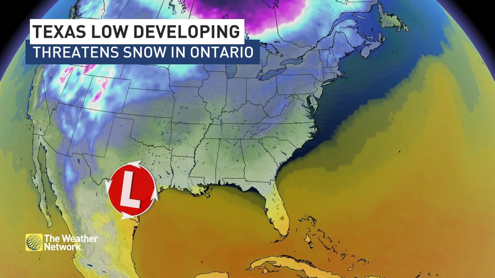 Baron - Texas low in Ontario - Jan.23