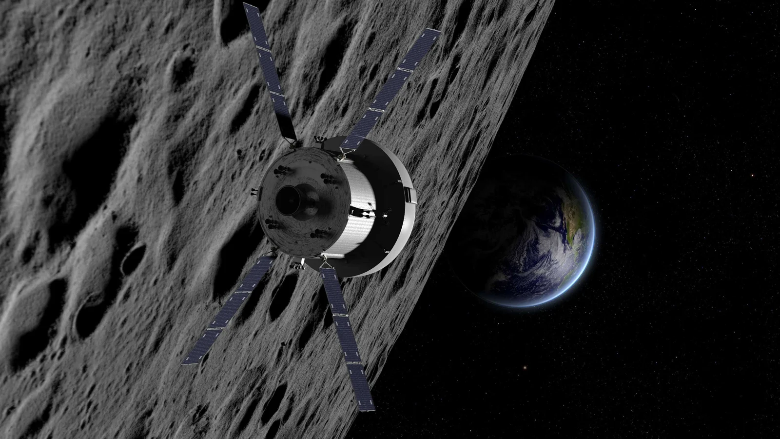 ArtemisII-Flight-around-Moon-NASA