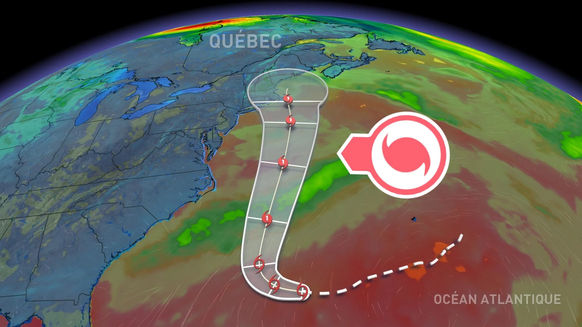 Le Québec, dans la ligne de mire d’un ouragan ?