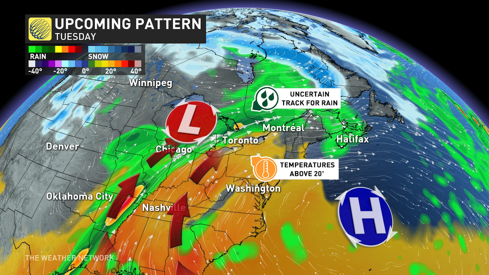 Ontario upcoming pattern change