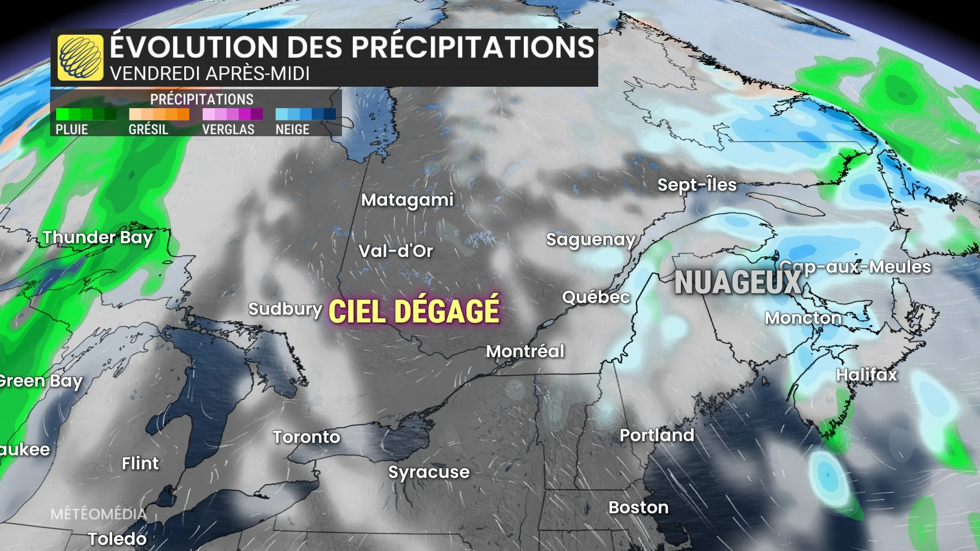 Un blocage se construit : le Québec du bon côté