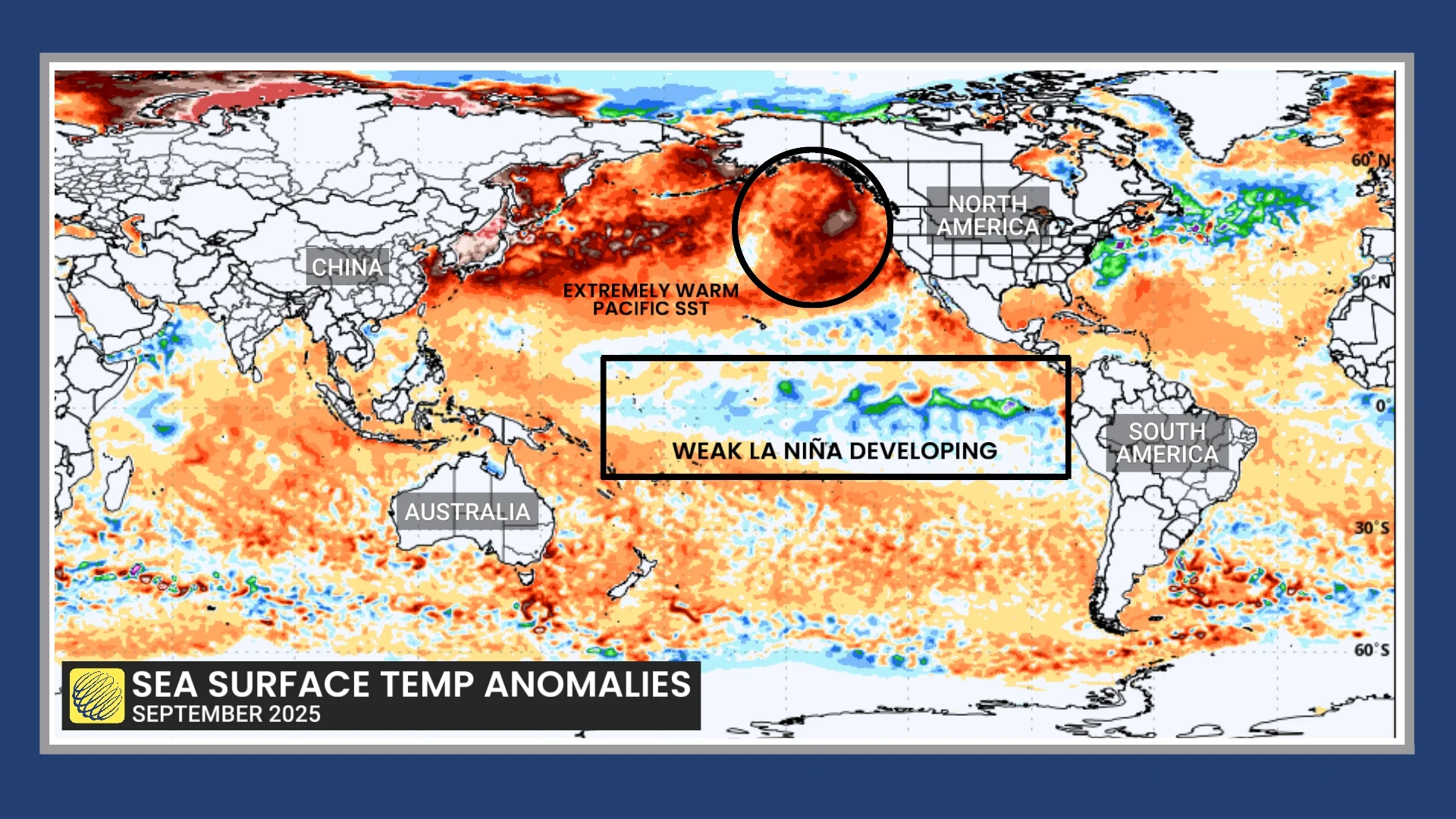 Fall Forecast 2025: Weak La Niña developing