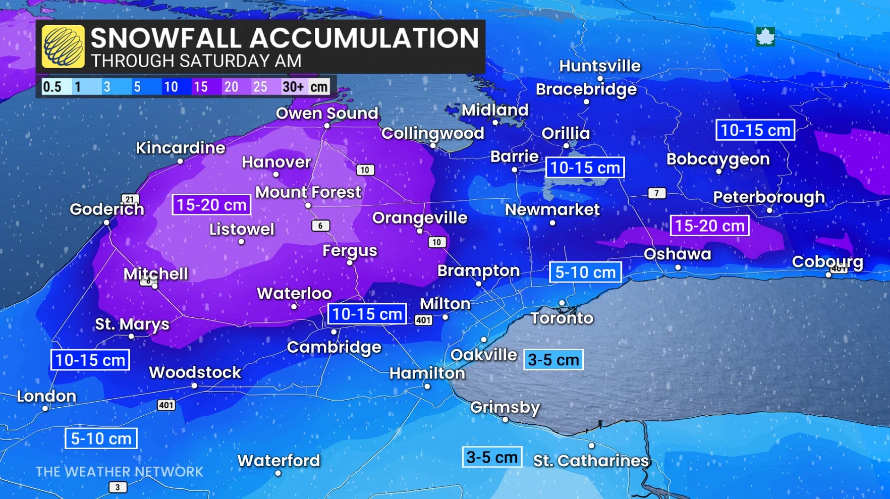 Baron - Ontario GTA snow - Mar 13