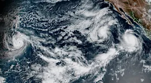 While the Atlantic awaits its first hurricane, the Pacific has multiple hurricanes currently