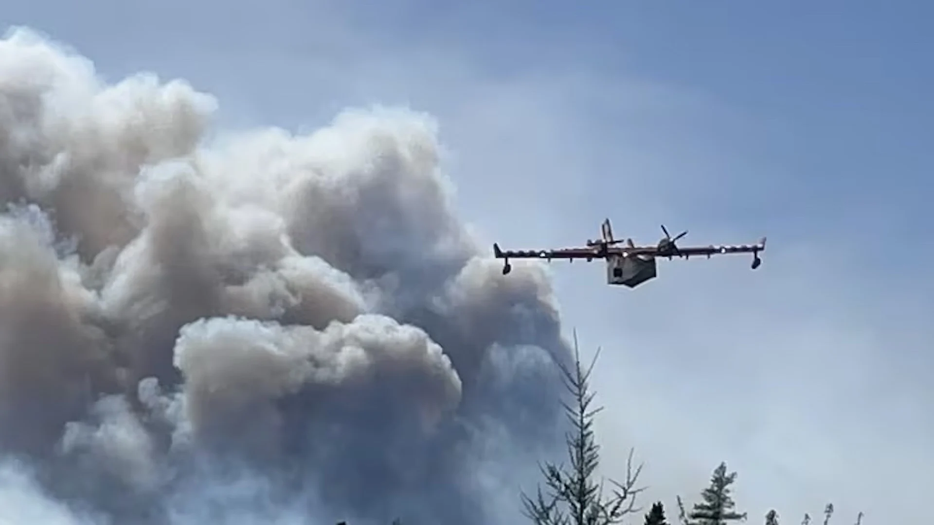 an-aircraft-flies-over-the-wildfire-in-shelburne-county/David Rockwood/Department of Natural Resources and Renewables via CBC