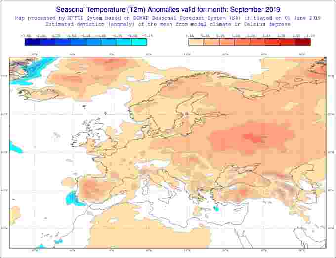 Heat forecast september 2019