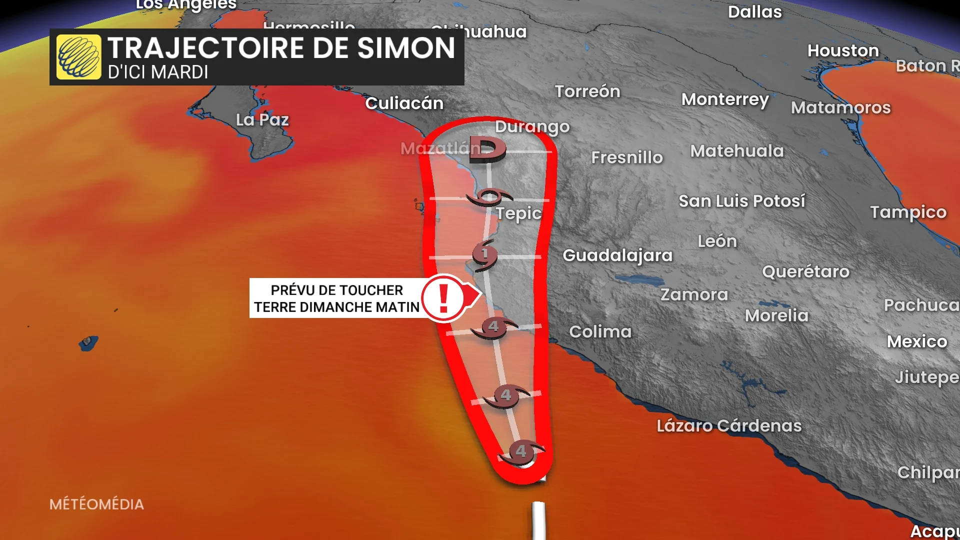 Ouragan majeur Simon : les autorités se préparent au pire