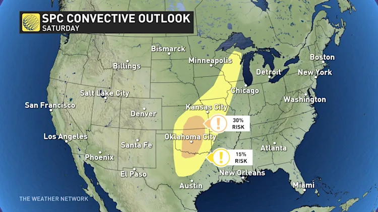 Travellers beware: Multiple days of severe storm risk unfolds in the U ...