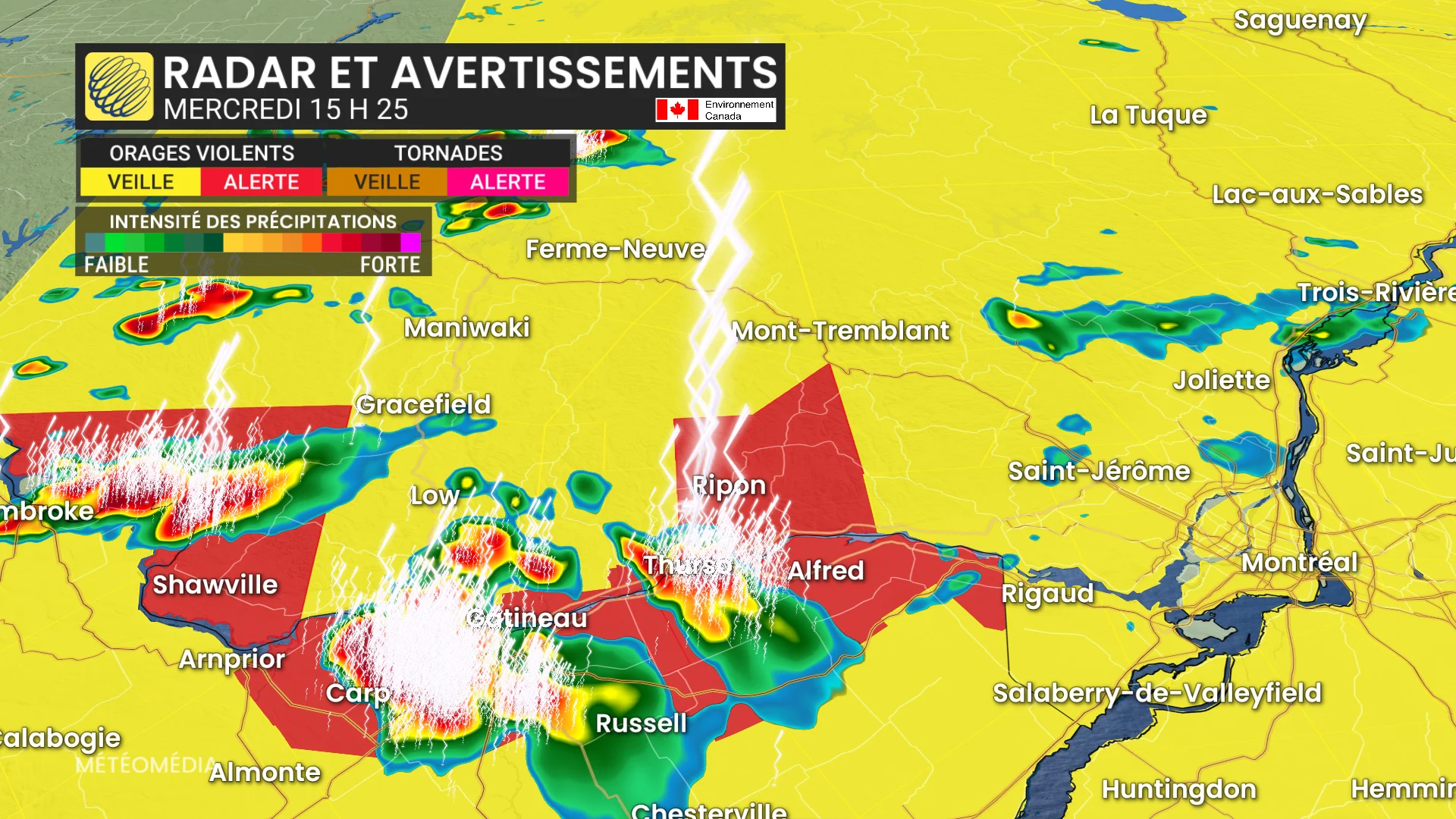 Nouvelles alertes