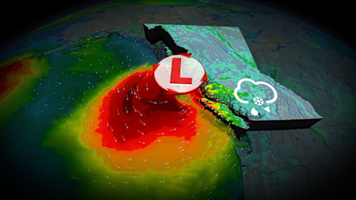 First Major Alpine Snow With 20-30 Cm Targeting B.C., Strong Coastal ...