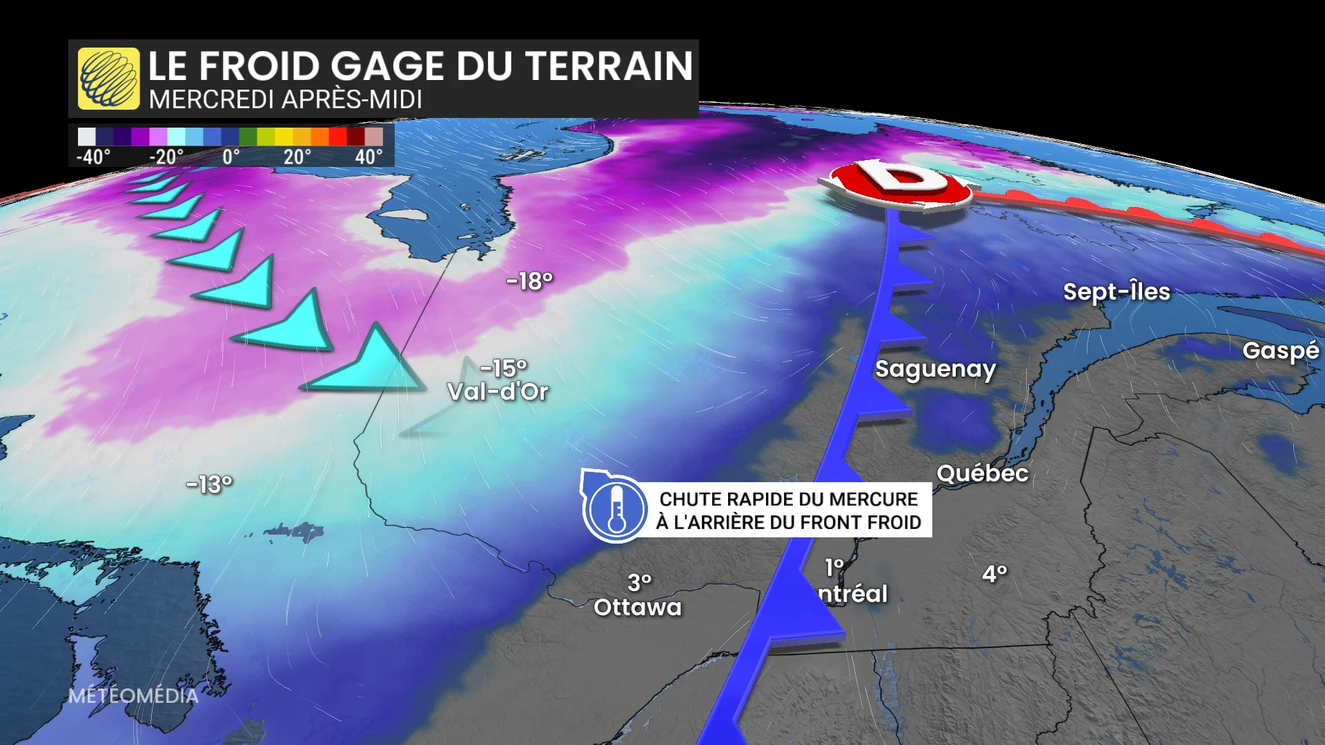 Froid et vent : des routes plus dangereuses à prévoir