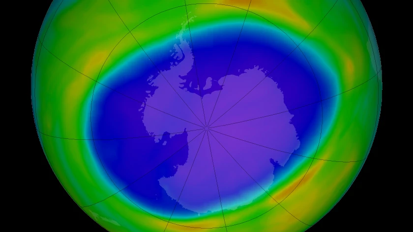 2020 Antarctic Ozone Hole is one of the largest in recent years