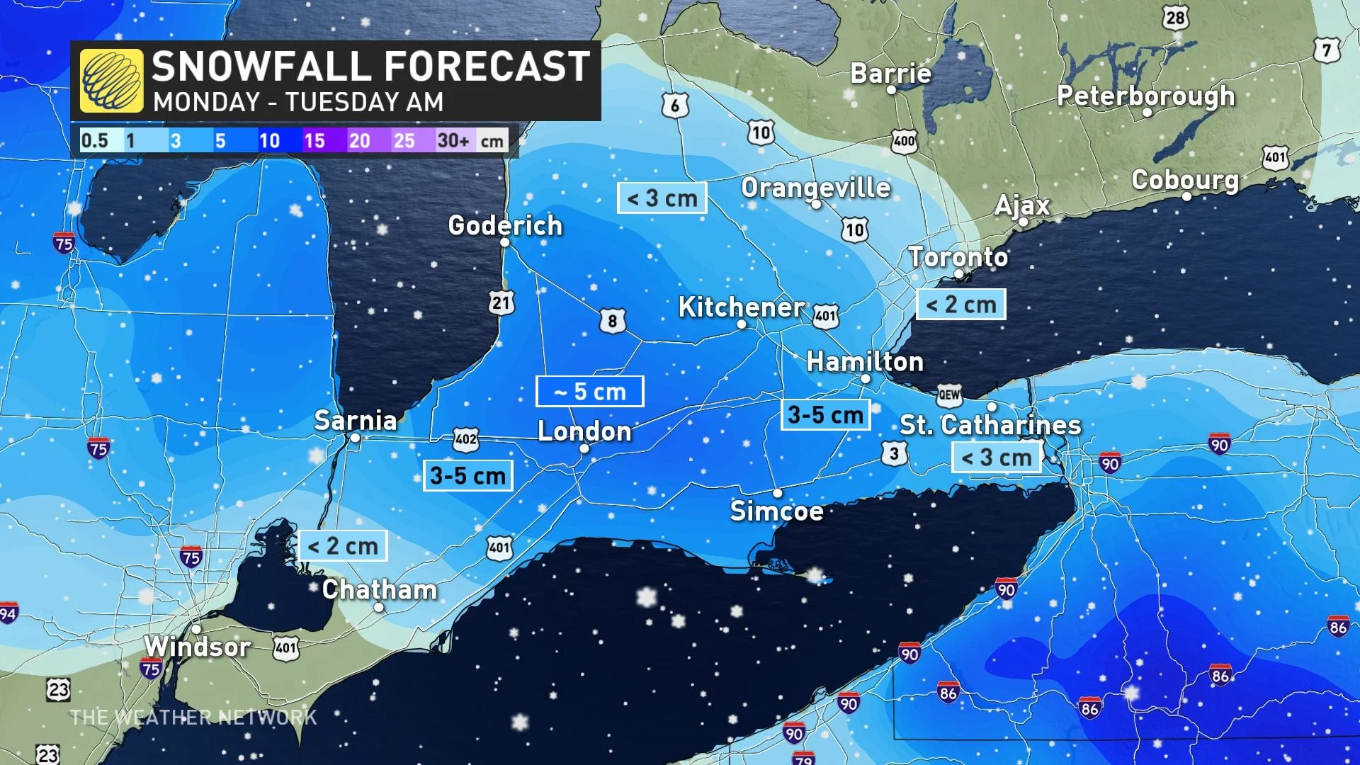 More Snow Sneaking Into Southern Ontario Following Last Weeks Winter Storm The Weather Network 2816