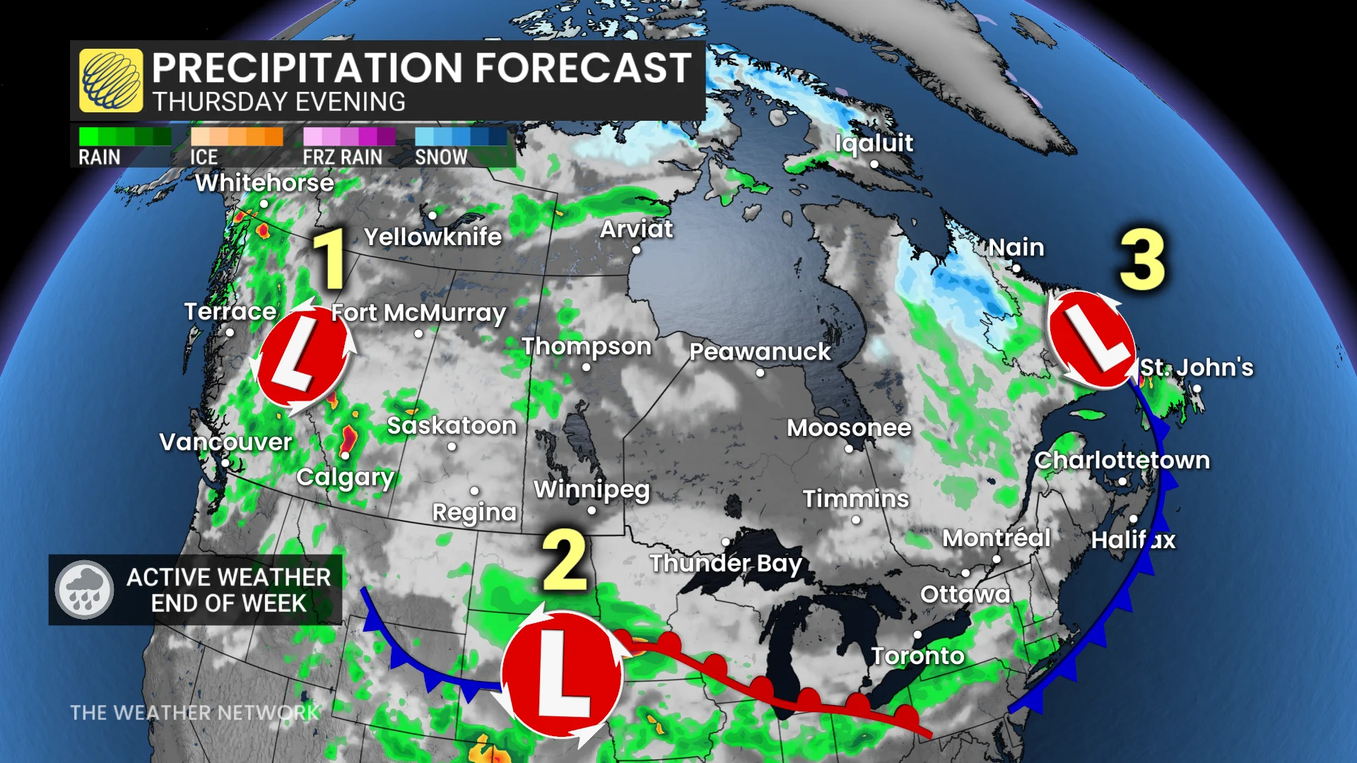 Baron - National precipitation forecast - June9
