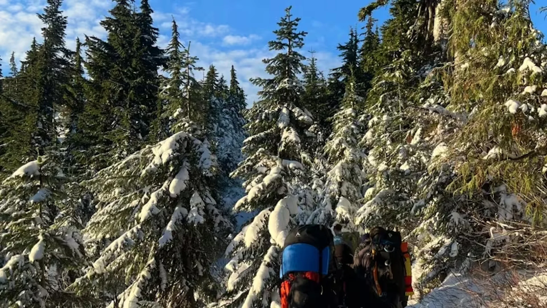 Crews urge caution after 2 hikers rescued from winter conditions in one night