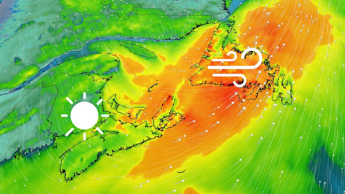The Weather Network Howling winds up to 90 km/h, rain and storm