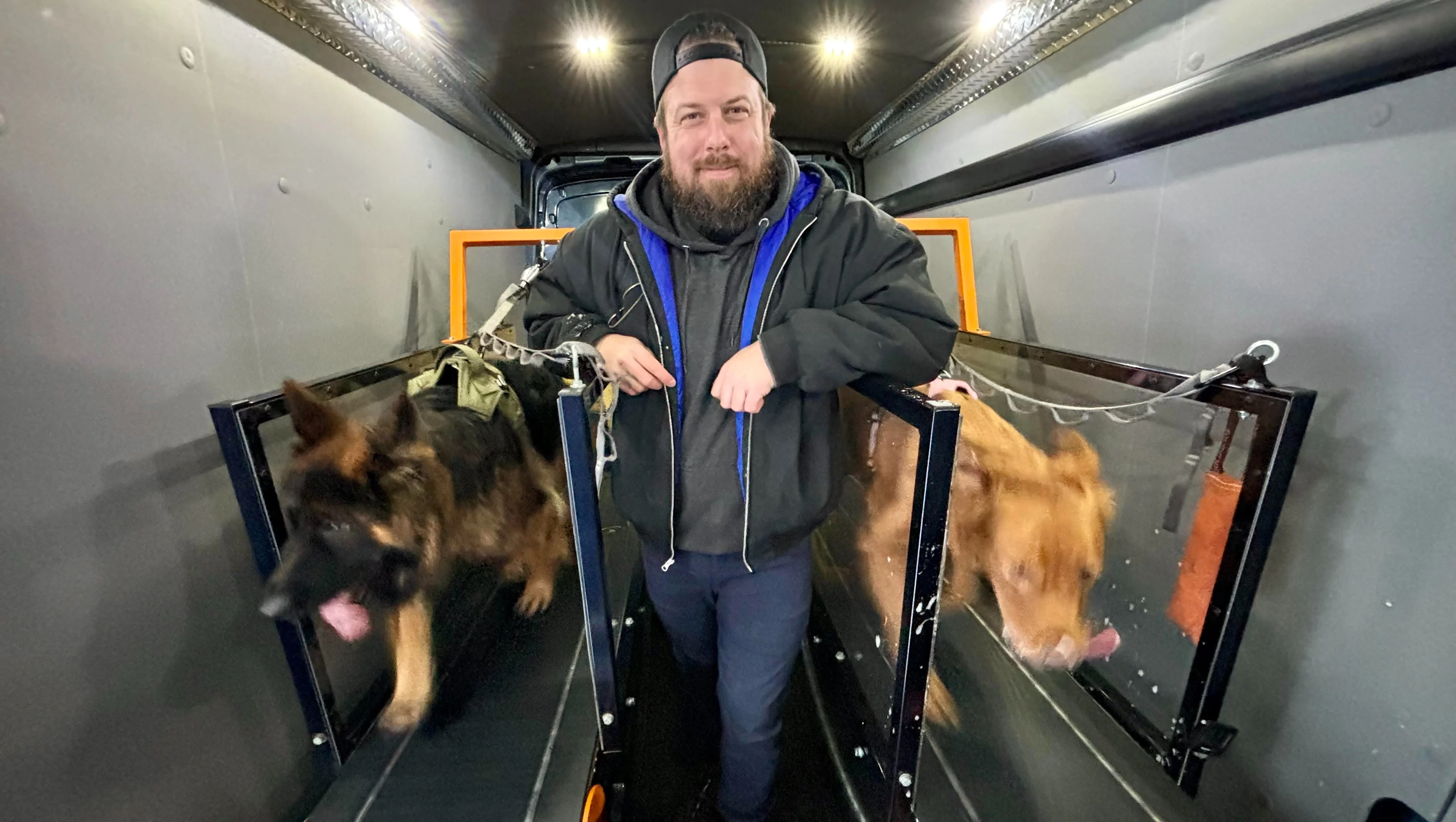 Dog, Indoor, Mobile, Treadmill, Nova Scotia, December 21, 2025. (The Weather Network/Nathan Coleman)