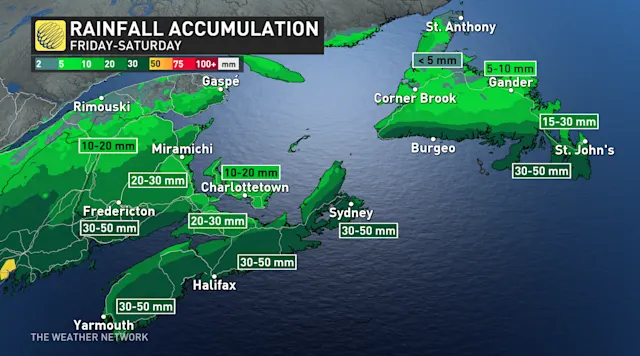 Screaming winds set to rattle Atlantic Canada into Saturday - The ...