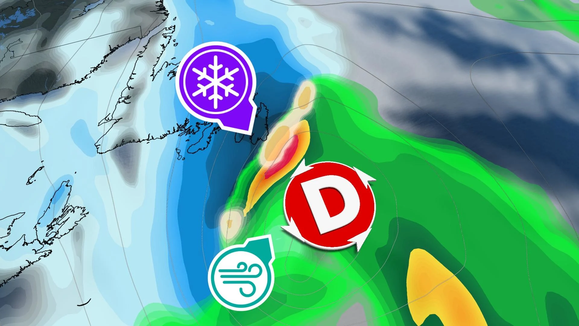 Blizzard et jusqu'à 40 cm de neige dans cette province