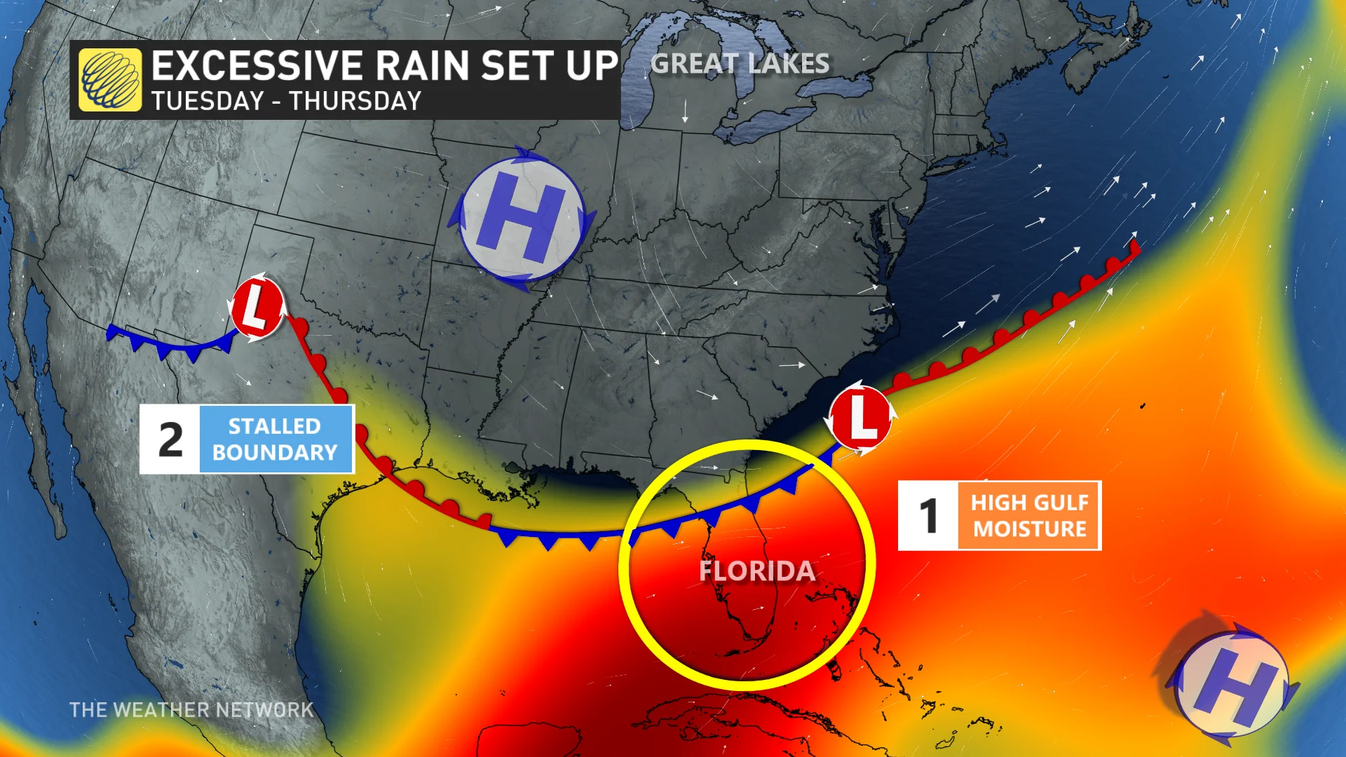 Baron - Florida rain set up