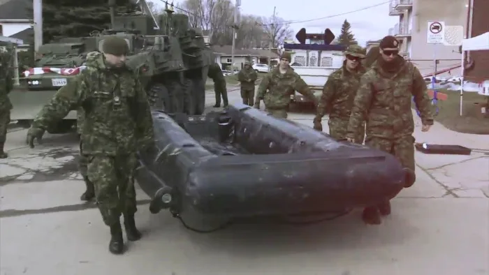 Inondations 2017, l’armée au secours des Gatinois