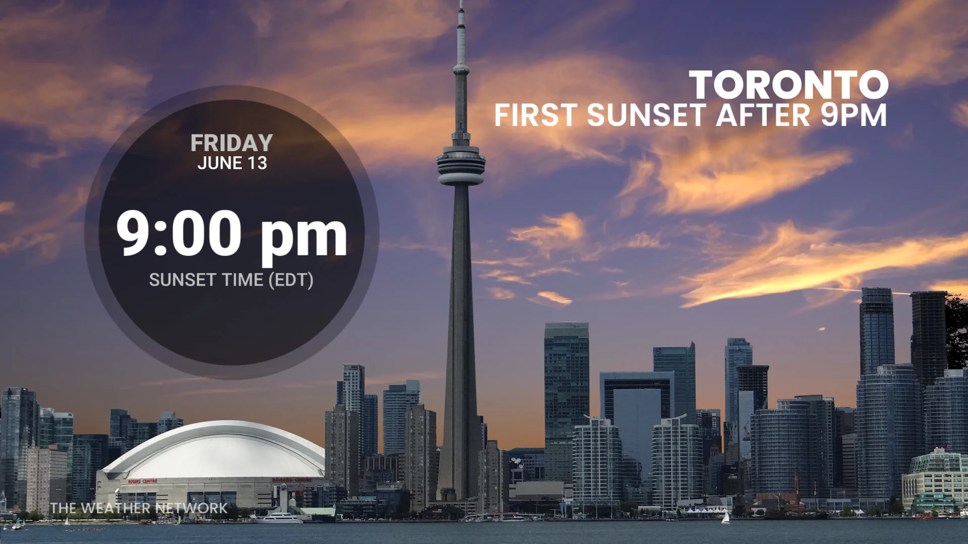 Baron - Toronto sunset after 9 pm