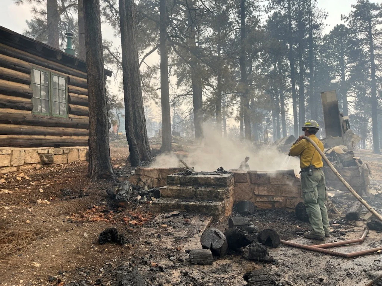 ARIZONA-WILDFIRE-GRAND-CANYON/National Park Service/Handout via REUTERS