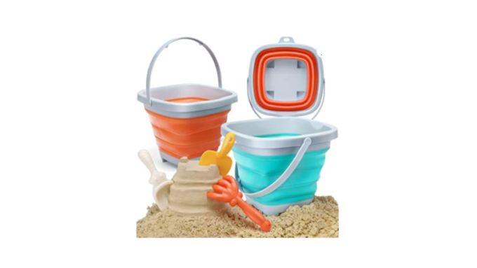 Amazon, beach buckets, CANVA, beach days