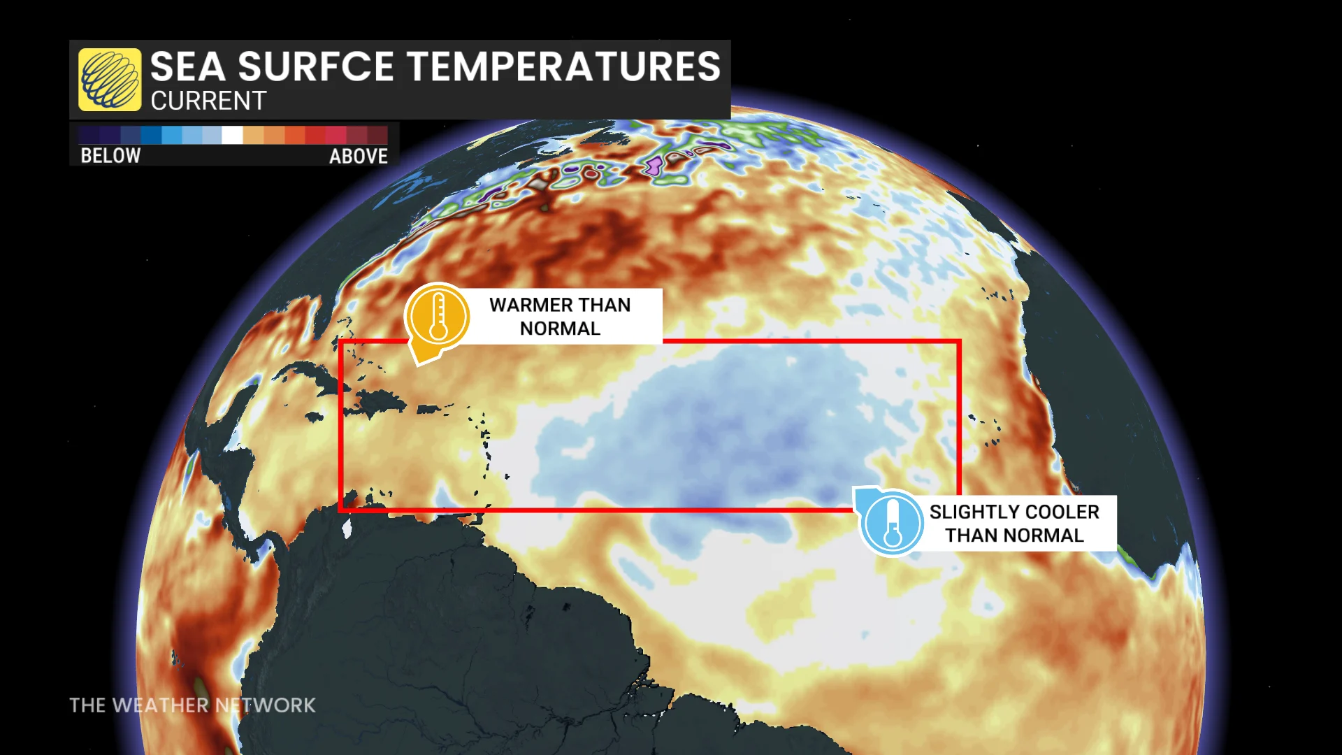 Atlantic Sea Surface Temperatures April 2026