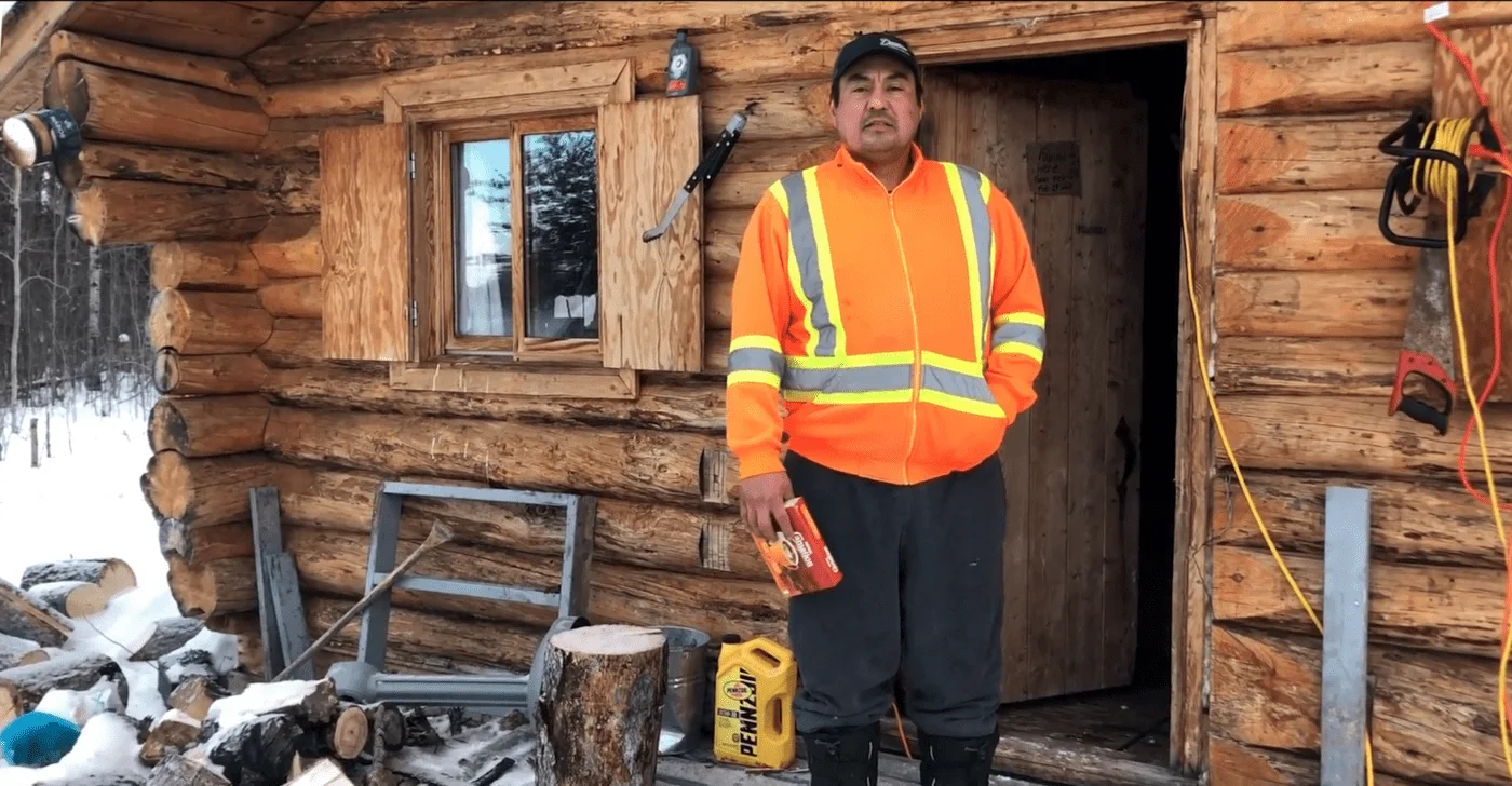 Michael Chambaud, a member of the Dene Tha’ First Nation, has noticed a steady decline in the number of caribou he sees when out on the land. Photo: Outdoors with mike/ Youtube