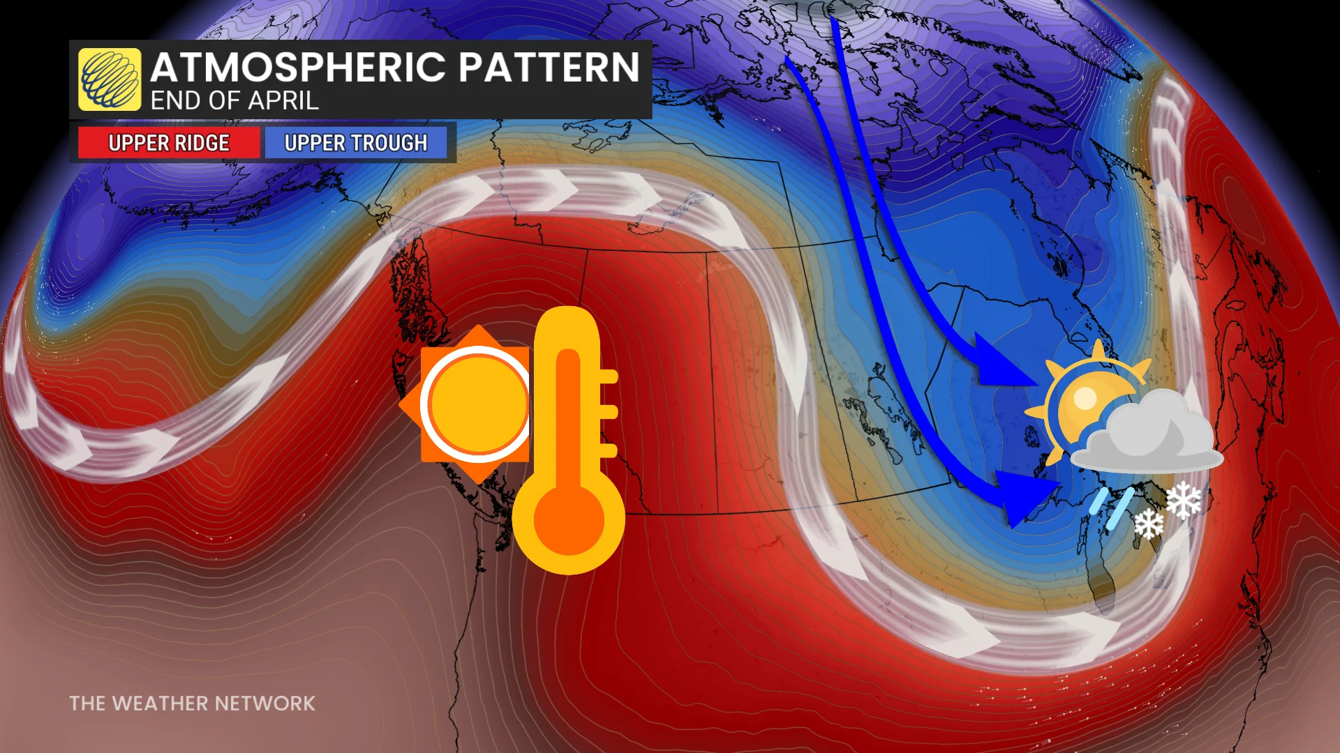 Baron - End of April atmospheric pattern