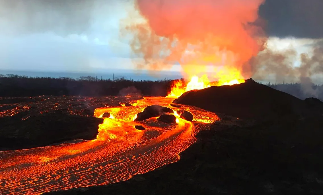 Kilauea volcano lava USGS NASA