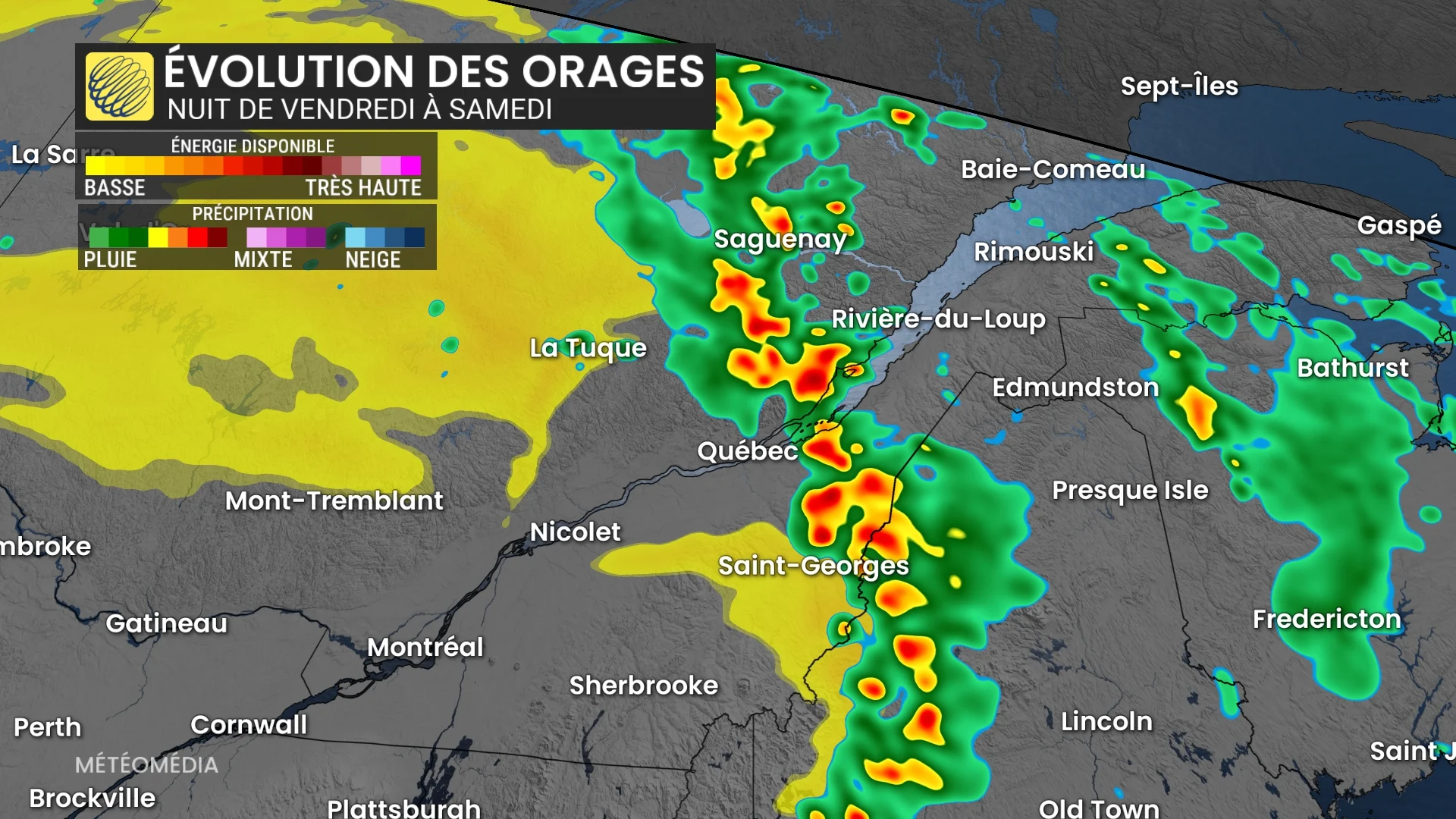 Les orages battent en retraite, mais la pluie poursuit sa route vers l'est