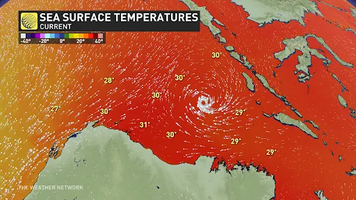 Sea temperatures