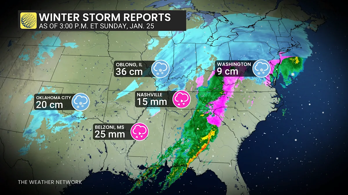 Immense winter storm continues hammering U.S. into Monday - The Weather ...