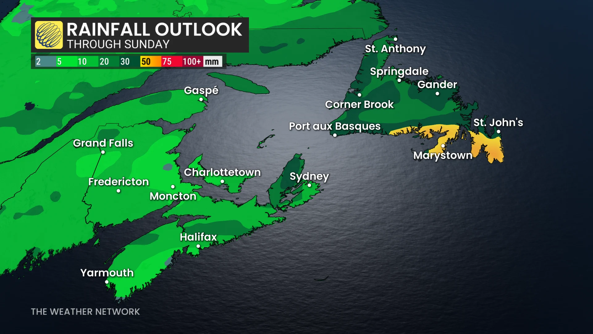 Baron - Atlantic Canada rain - Oct 15