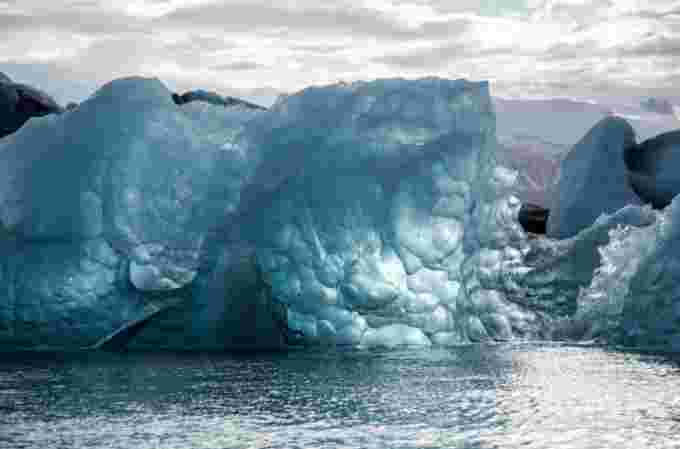 pexels melting glacier