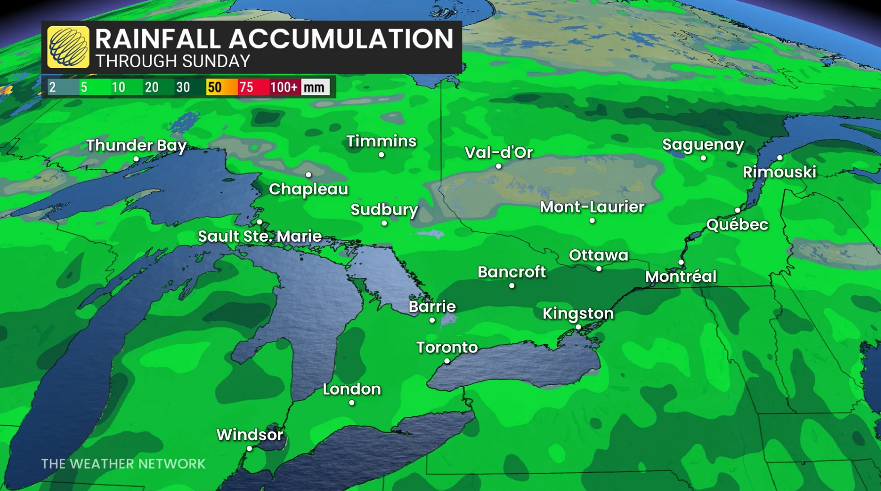 Baron - Ontario rain through Sunday - June 3