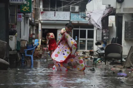 Death toll rises to 44 as typhoon Lekima wreaks havoc in eastern China