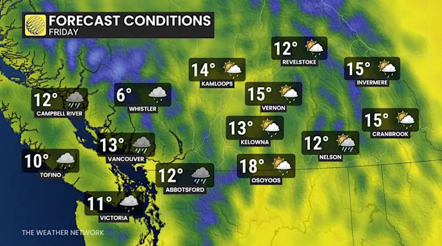 Much-needed rain coming to B.C. as pattern change on the horizon - The ...